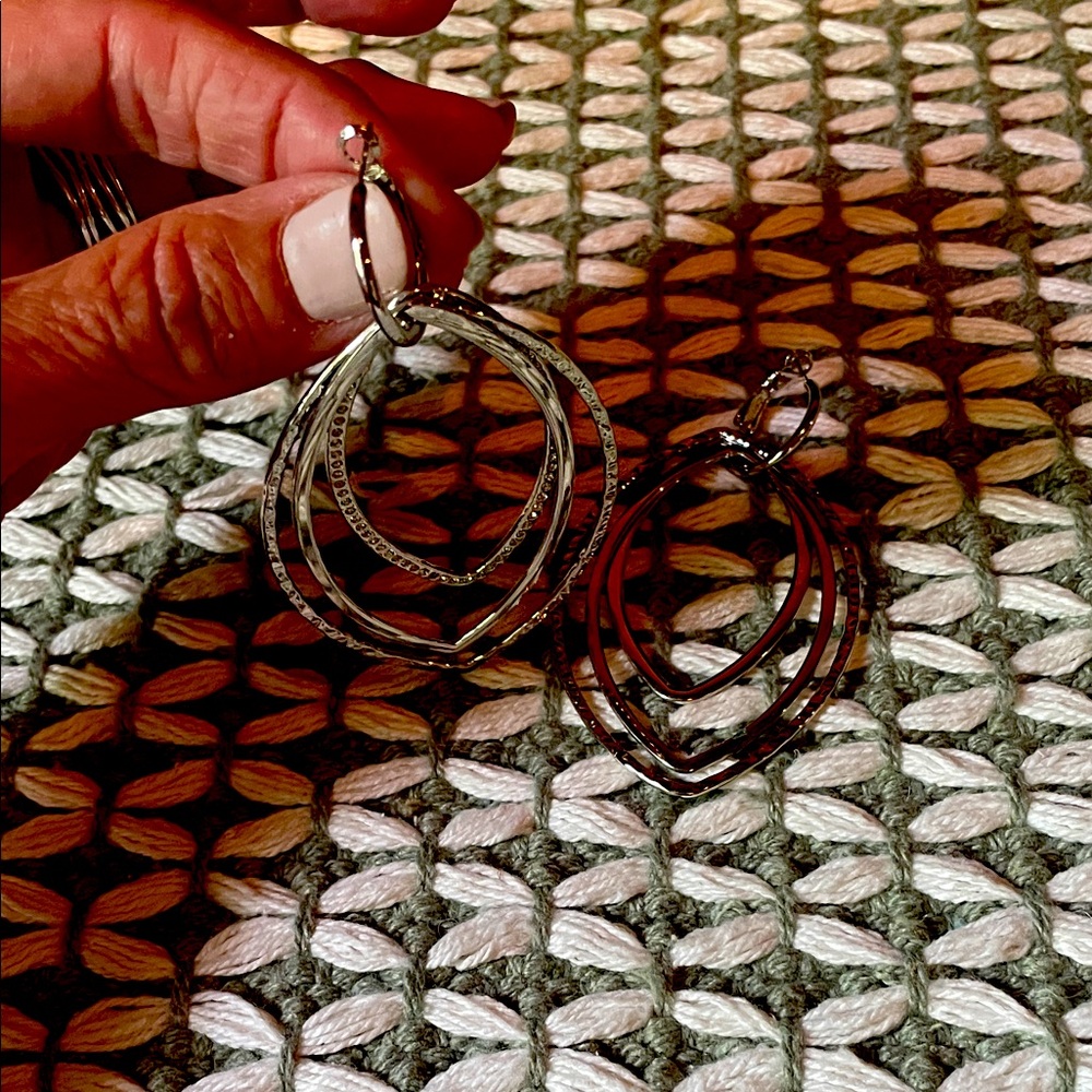 Elegant Silver Hoop Earrings